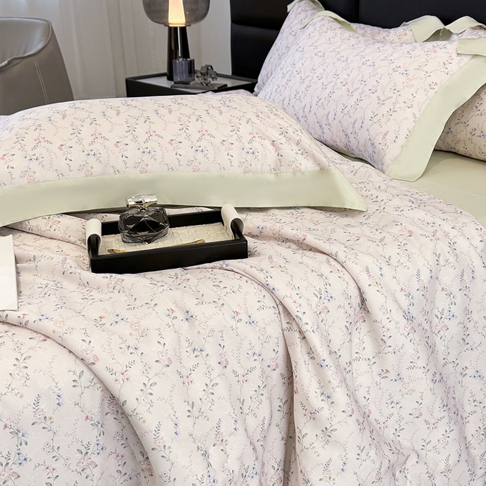 91家纺网 家纺一手货源 找家纺 梵克保罗 2026新款简约莱赛尔夏被夏凉被空调被 浅知