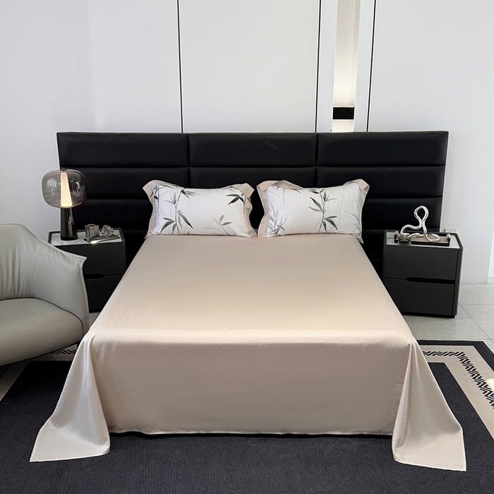 91家纺网 家纺一手货源 找家纺 梵克保罗 2026新款简约莱赛尔夏被夏凉被空调被四件套 轻蔓竹