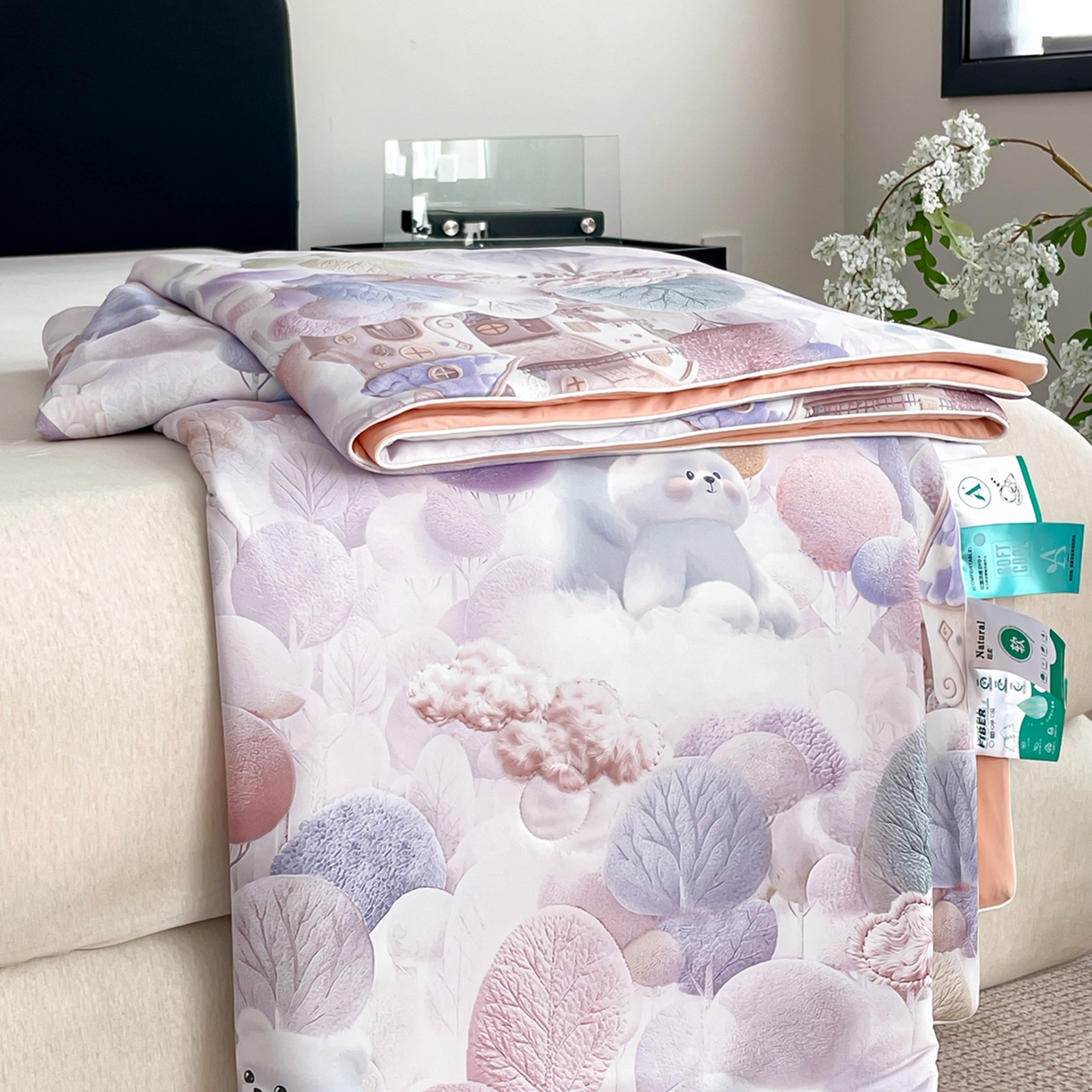 91家纺网 家纺一手货源 找家纺 （总）鑫贝阳 2026新款锦氨凉感丝夏被