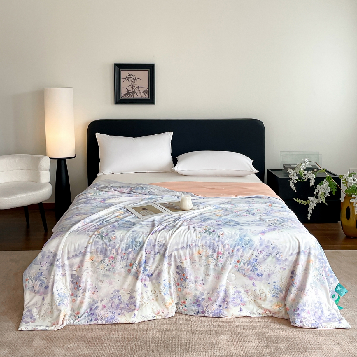 91家纺网 家纺一手货源 找家纺 （总）鑫贝阳 2026新款锦氨凉感丝夏被