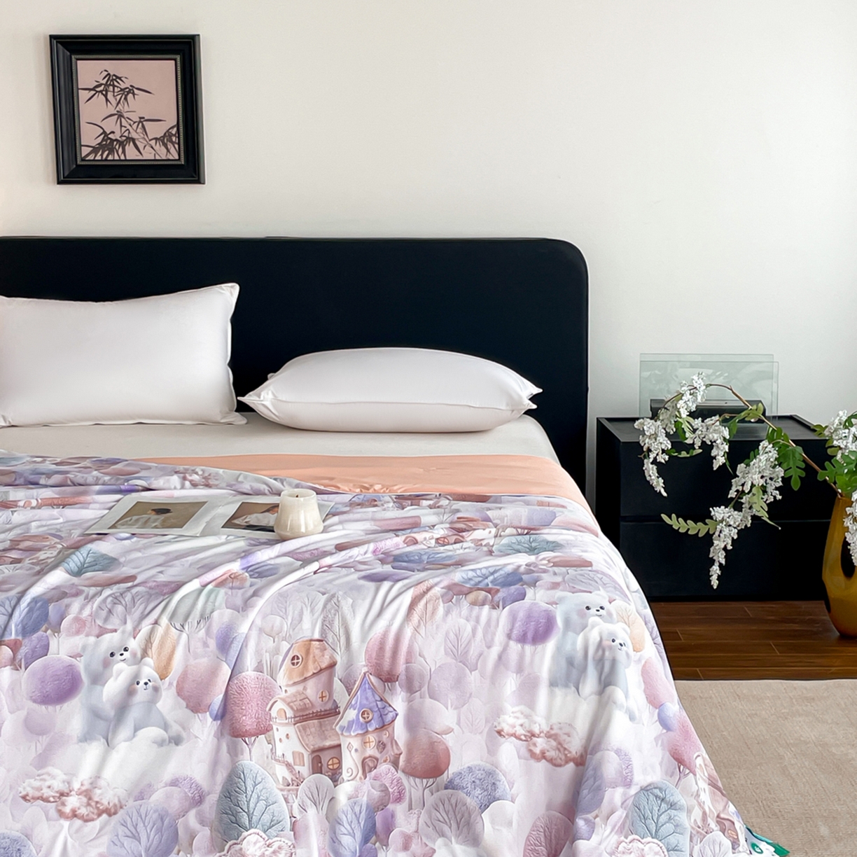 91家纺网 家纺一手货源 找家纺 （总）鑫贝阳 2026新款锦氨凉感丝夏被