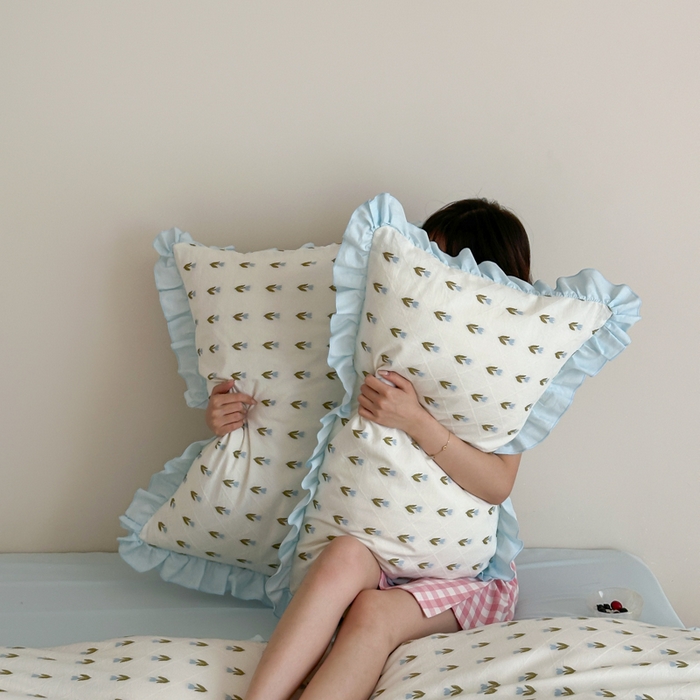 91家纺网 家纺一手货源 找家纺 玛奇朵 2026新款全棉缎纹色织提花四件套-漫天花海 会员-10/基础控价 小号328标准368加大388 漫天花海-蓝