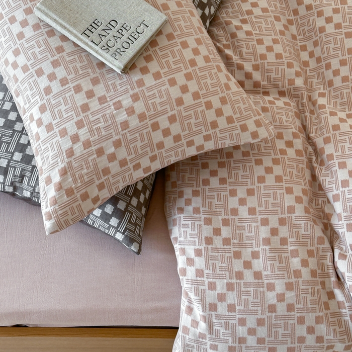 91家纺网 家纺一手货源 找家纺 （总）玛奇朵 2026新款60S全棉色织提花四件套-布尼尔系列 会员-10/基础控价 278/318/338