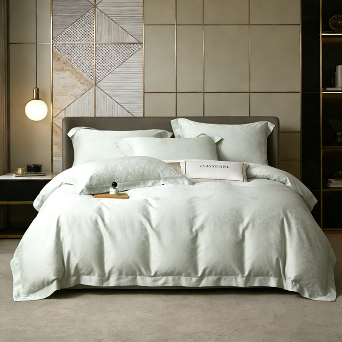 91家纺网 家纺一手货源 找家纺 （总）栩裕纺织 2026新款天丝棉提花四件套