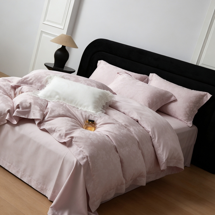 91家纺网 家纺一手货源 找家纺 栩裕纺织 2026新款天丝棉提花四件套 曼德拉 优雅紫（详情页）