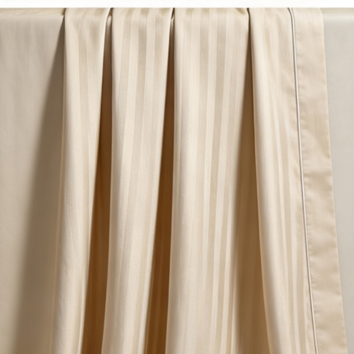 91家纺网 家纺一手货源 找家纺 栩裕纺织 2026新款100支全棉提花四件套 素锦-浅米灰