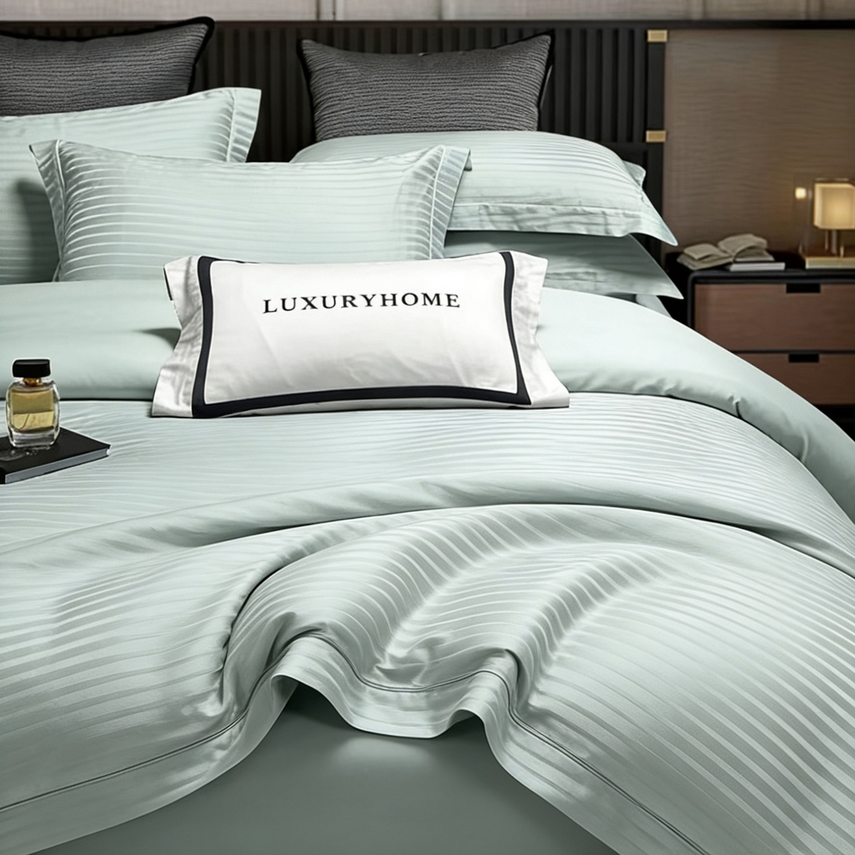 91家纺网 家纺一手货源 找家纺 栩裕纺织 2026新款100支全棉提花四件套 素锦 尊蒂