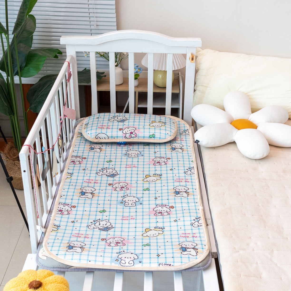 91家纺网 家纺一手货源 找家纺 （总）欣宜家纺 2026春夏新款窄边儿童凉席