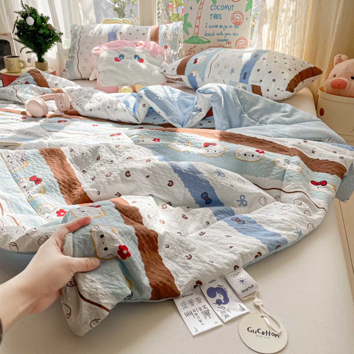 91家纺网 家纺一手货源 找家纺 （总）云玲时尚 2026新款A类大豆纤维费尔岛系列夏被夏凉被空调被