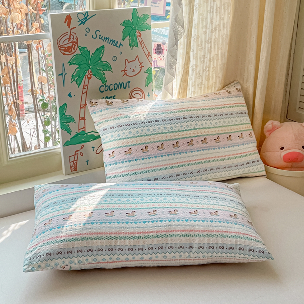 91家纺网 家纺一手货源 找家纺 云玲时尚 2026新款A类大豆纤维费尔岛系列夏被夏凉被空调被 木马集