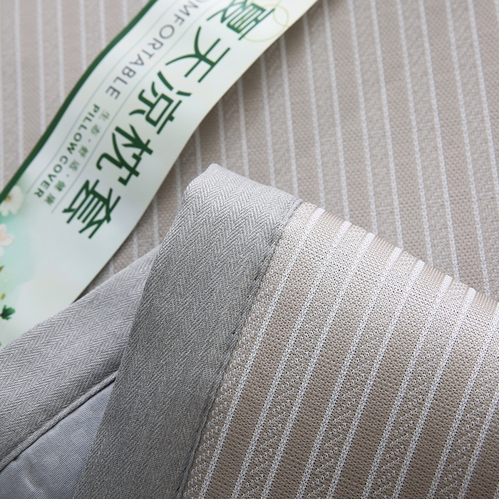 91家纺网 家纺一手货源 找家纺 （总）小牛席业 2026新款经典条纹-冰丝夏凉枕套凉席枕套竹枕套藤枕套冰丝枕套豆豆枕头