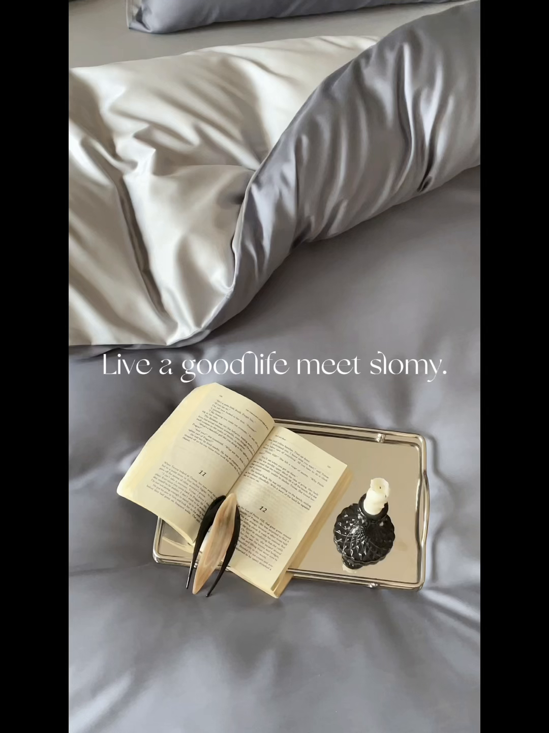 91家纺网 家纺一手货源 找家纺 禾时 2026新款兰精天丝棉纯色双拼四件套 菘蓝