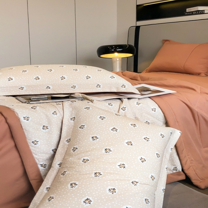 91家纺网 家纺一手货源 找家纺 （总）帕拉美拉 2026新款A类棉麻夏被四件套