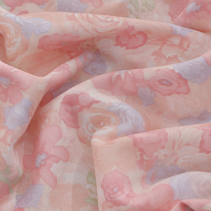 91家纺网 家纺一手货源 找家纺 乐窝家纺仓储 2026年新款高密A类母婴级全棉双层纱四件套学生宿舍三件套床单被套 颜花朝