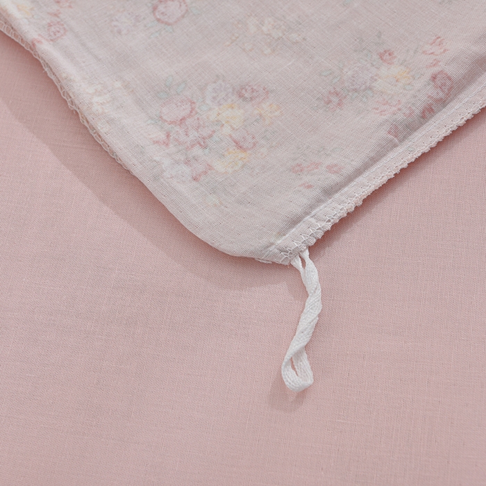 91家纺网 家纺一手货源 找家纺 乐窝家纺仓储 2026年新款高密A类母婴级全棉双层纱四件套学生宿舍三件套床单被套 安娜