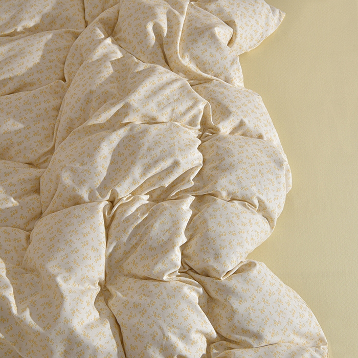 91家纺网 家纺一手货源 找家纺 乐窝家纺仓储 2026年新款高密A类母婴级全棉双层纱四件套学生宿舍三件套床单被套 小晴天