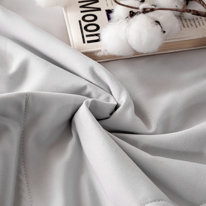 91家纺网 家纺一手货源 找家纺 圣梦莱羽绒家纺 2026新款A类棉花被夏被水洗棉春秋被7A抗菌被芯 灰色-夏被