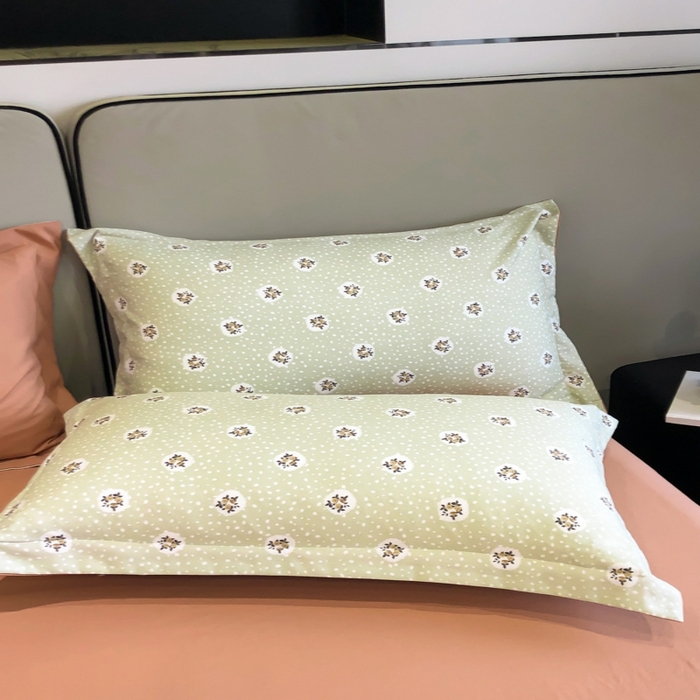 91家纺网 家纺一手货源 找家纺 帕拉美拉 2026新款A类棉麻夏被四件套 春意盘然-绿