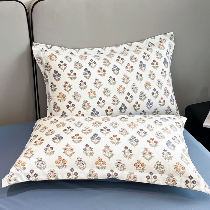 91家纺网 家纺一手货源 找家纺 帕拉美拉 2026新款A类棉麻夏被四件套 花颂