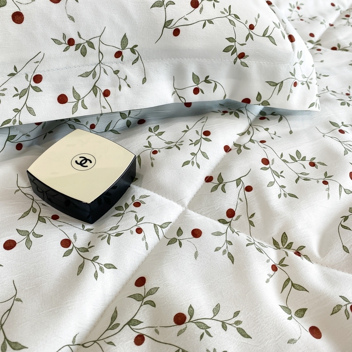 91家纺网 家纺一手货源 找家纺 帕拉美拉 2026新款A类棉麻夏被四件套 静香-绿