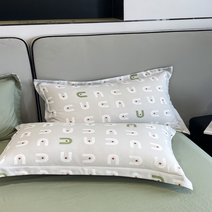 91家纺网 家纺一手货源 找家纺 帕拉美拉 2026新款A类棉麻夏被四件套 琉璃-绿