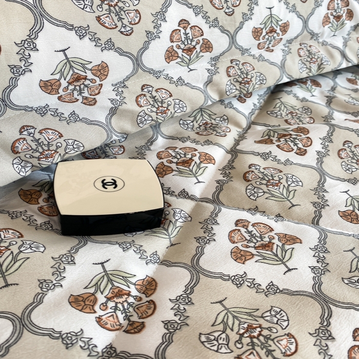 91家纺网 家纺一手货源 找家纺 帕拉美拉 2026新款A类棉麻夏被四件套 绿野