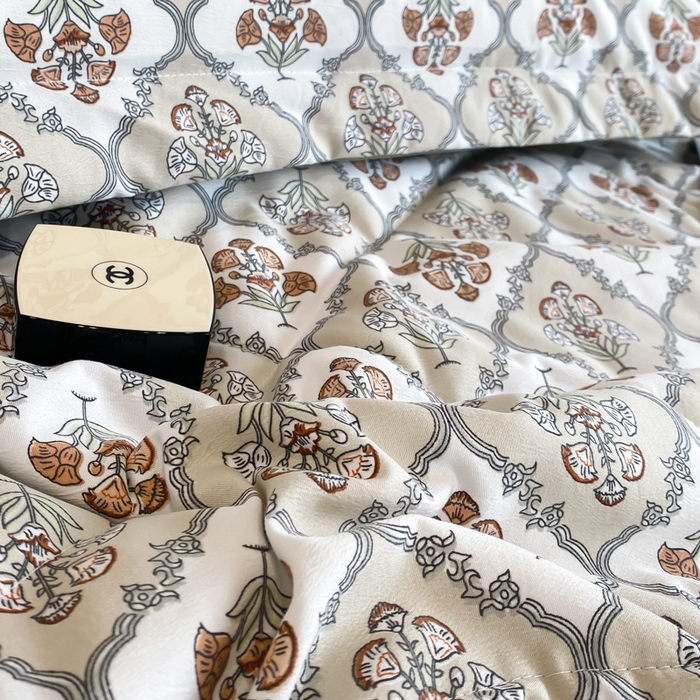 91家纺网 家纺一手货源 找家纺 帕拉美拉 2026新款A类棉麻夏被四件套 绿野