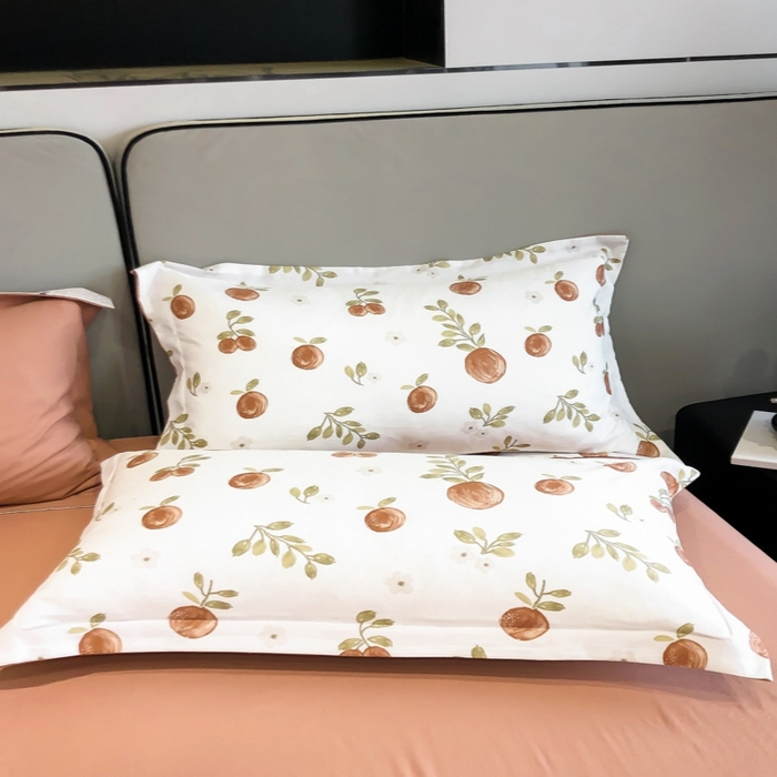 91家纺网 家纺一手货源 找家纺 帕拉美拉 2026新款A类棉麻夏被四件套 秘语-橙