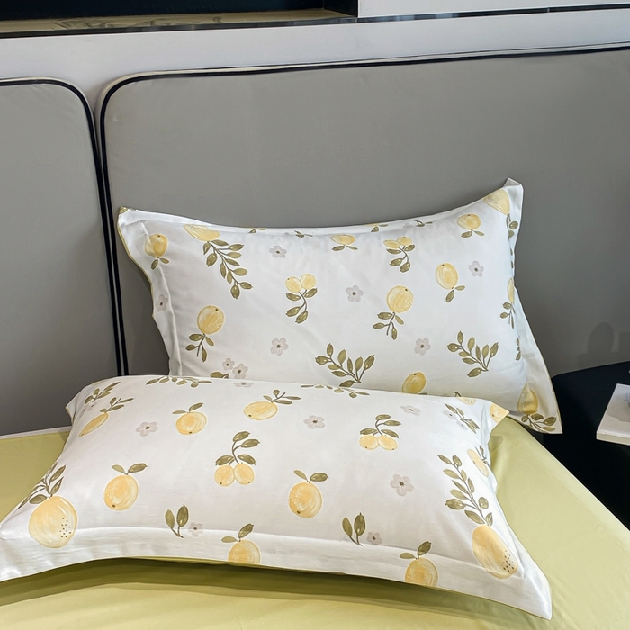 91家纺网 家纺一手货源 找家纺 帕拉美拉 2026新款A类棉麻夏被四件套 秘语-黄