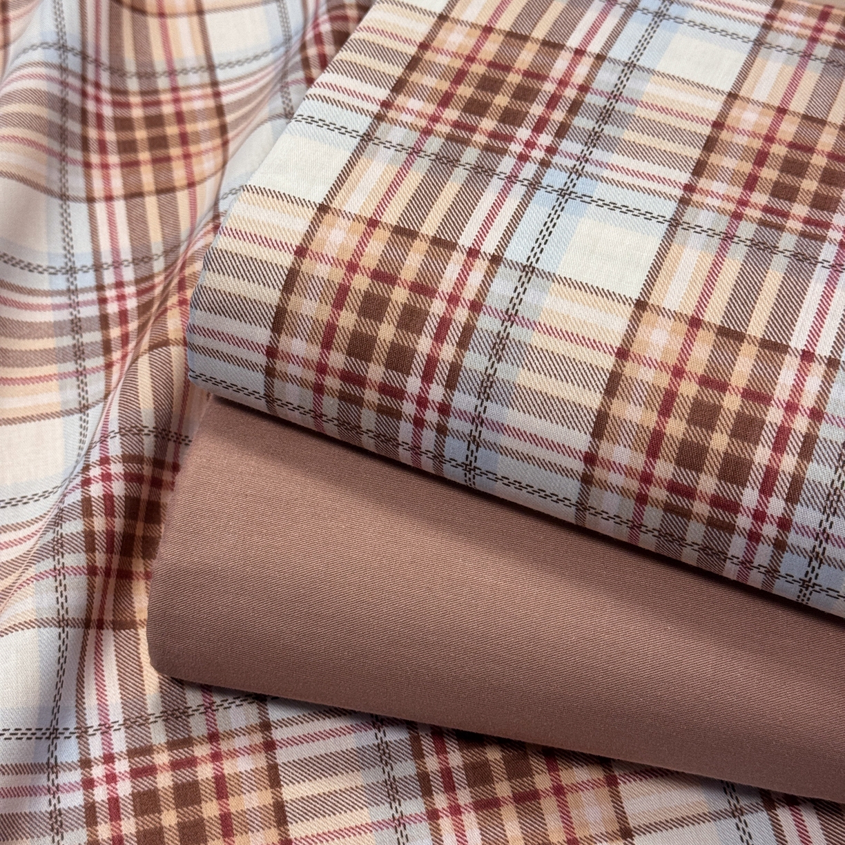 91家纺网 家纺一手货源 找家纺 （总）简宜家居（朝初家纺） 2026新款40支13070全棉简约格子系列A版床单