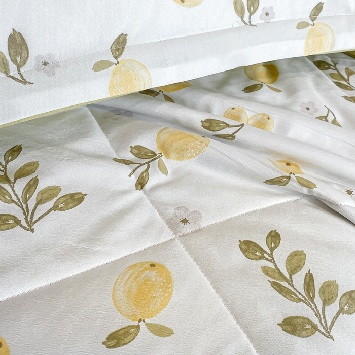 91家纺网 家纺一手货源 找家纺 帕拉美拉 2026新款A类棉麻夏被四件套 秘语-黄