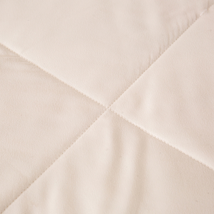 91家纺网 家纺一手货源 找家纺 圣梦莱羽绒家纺 2026新款A类棉花被夏被水洗棉春秋被 7A 抗菌被芯 米白色-夏被