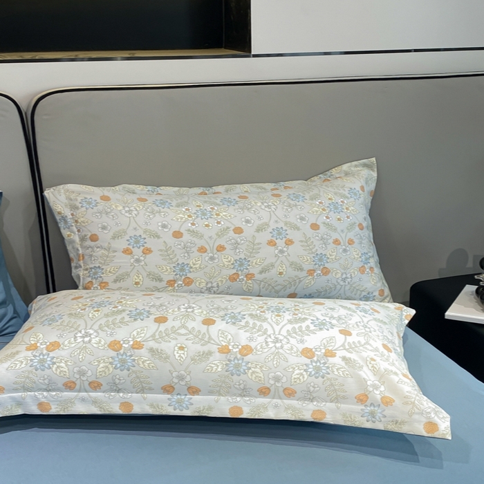 91家纺网 家纺一手货源 找家纺 帕拉美拉 2026新款A类棉麻夏被四件套 浅忆-灰