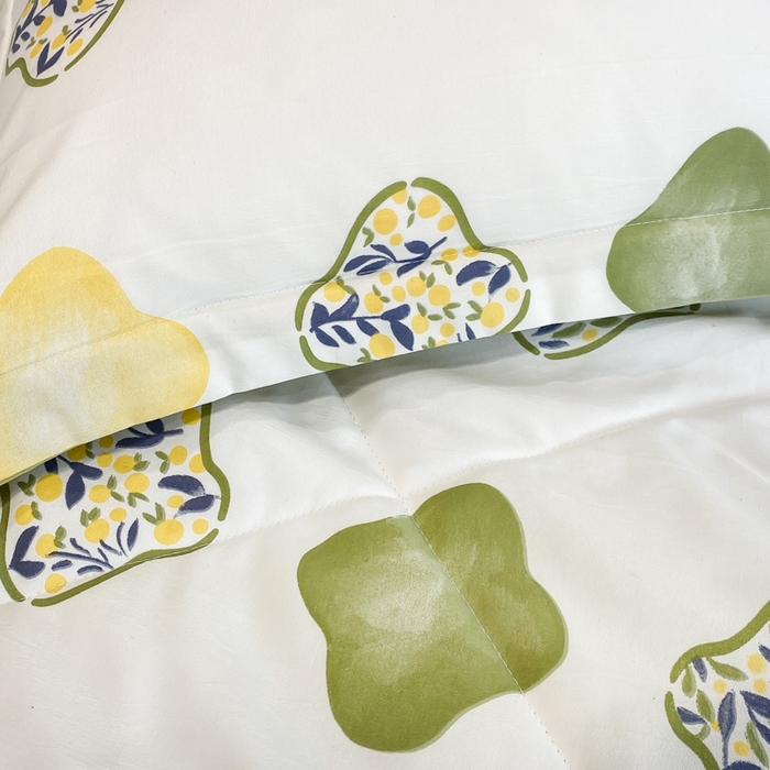 91家纺网 家纺一手货源 找家纺 帕拉美拉 2026新款A类棉麻夏被四件套 夏洛-兰