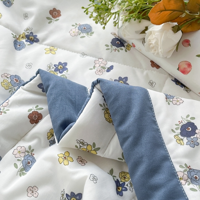 91家纺网 家纺一手货源 找家纺 （总）帕拉美拉 2026新款A类印花冰凉丝凉感丝手包大宽边夏被