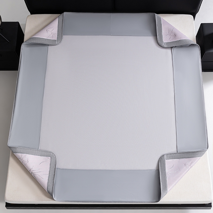 91家纺网 家纺一手货源 找家纺 （总）小牛席业 2026新款全PE柳烟冰丝凉席席子（床笠款）