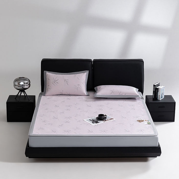 91家纺网 家纺一手货源 找家纺 （总）小牛席业 2026新款全PE柳烟冰丝凉席席子（床笠款）