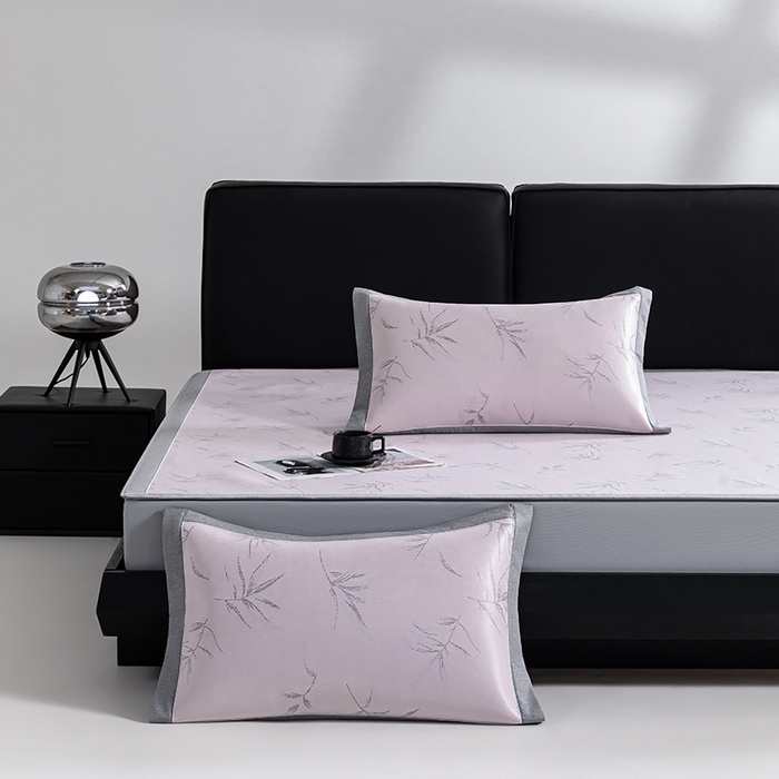 91家纺网 家纺一手货源 找家纺 （总）小牛席业 2026新款全PE柳烟冰丝凉席席子（床笠款）