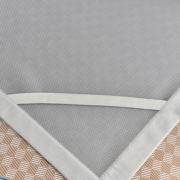 91家纺网 家纺一手货源 找家纺 小牛席业 2026新款亲肤舒适棋盘格-熊猫冰丝席席子凉席 棋盘格-熊猫冰丝席-咖色