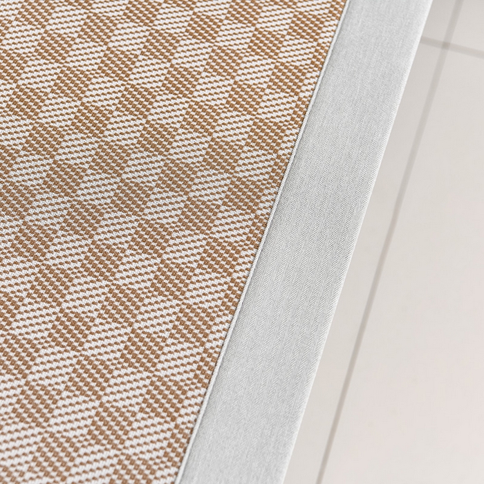 91家纺网 家纺一手货源 找家纺 小牛席业 2026新款亲肤舒适棋盘格-熊猫冰丝席席子凉席 棋盘格-熊猫冰丝席-咖色