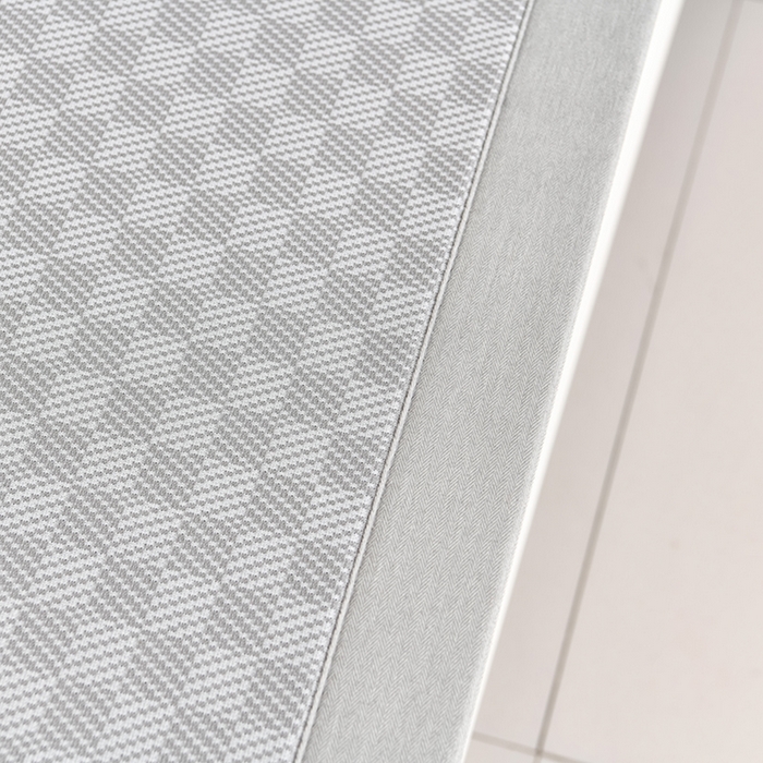 91家纺网 家纺一手货源 找家纺 小牛席业 2026新款亲肤舒适棋盘格-熊猫冰丝席席子凉席 棋盘格-熊猫冰丝席-灰色