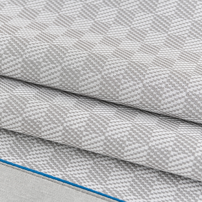 91家纺网 家纺一手货源 找家纺 小牛席业 2026新款亲肤舒适棋盘格-熊猫冰丝席席子凉席 棋盘格-熊猫冰丝席-灰色