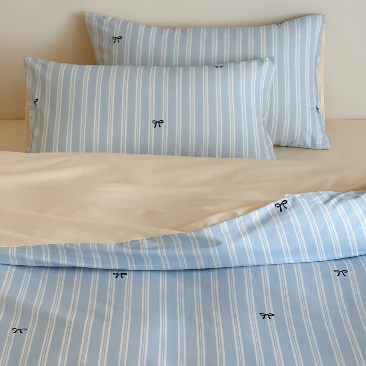 91家纺网 家纺一手货源 找家纺 （总）桃喜 2026春夏新款ins风60支长绒棉纯棉四件套 （会员-5）严格控价 券后不低于159/179