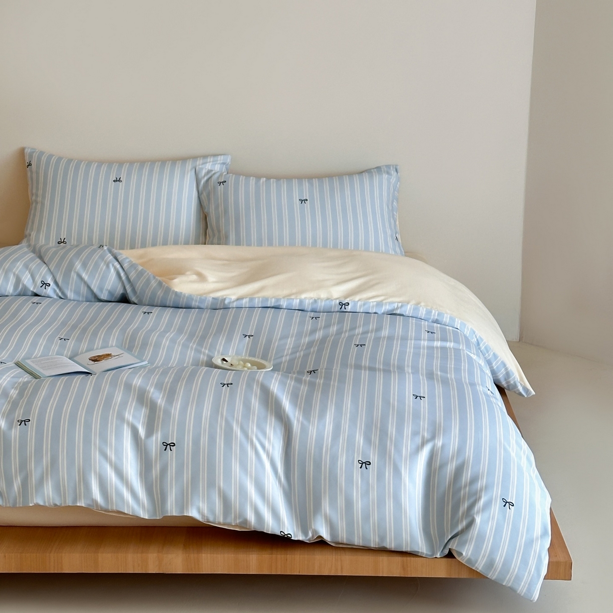 91家纺网 家纺一手货源 找家纺 （总）桃喜 2026春夏新款ins风60支长绒棉纯棉四件套 （会员-5）严格控价 券后不低于159/179