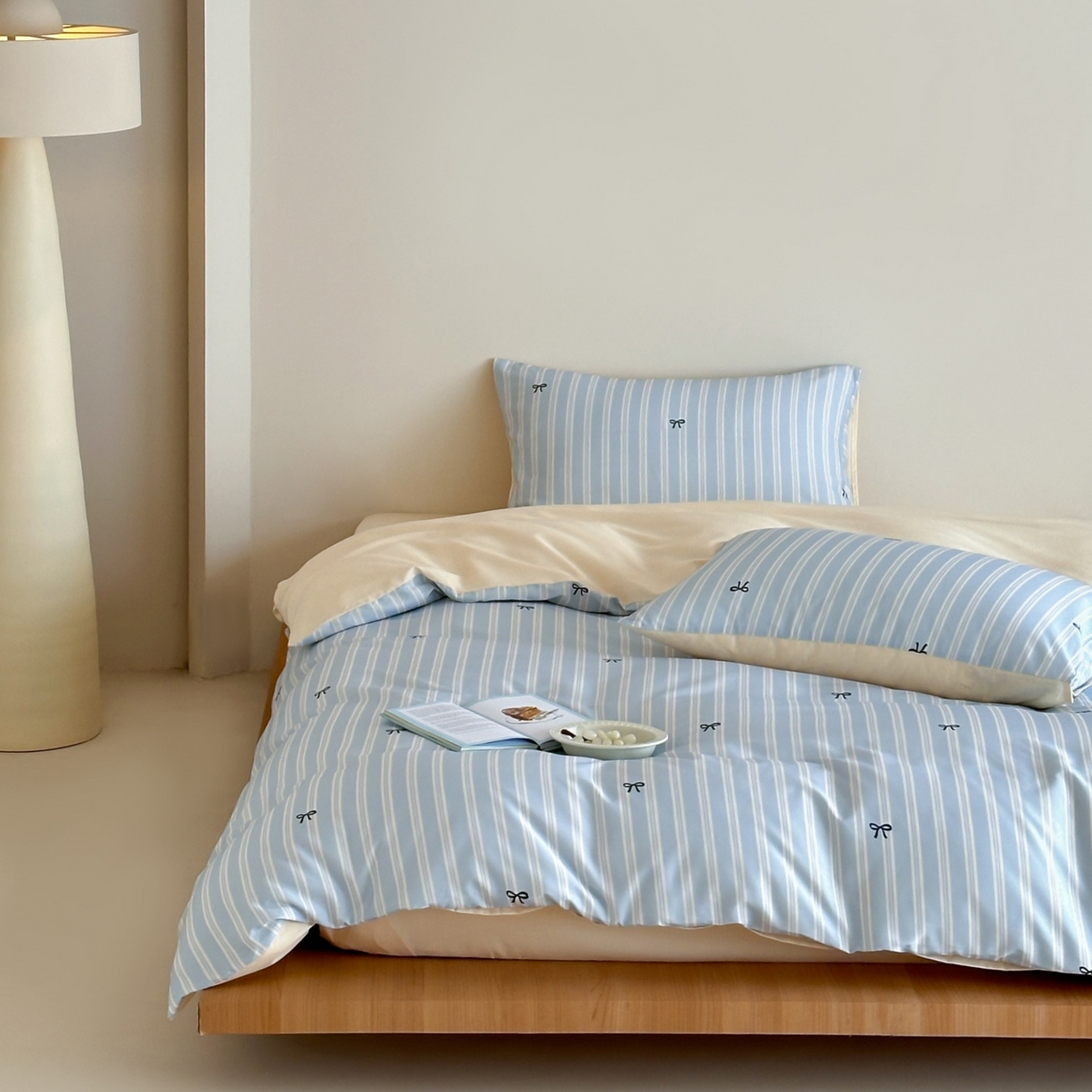 91家纺网 家纺一手货源 找家纺 （总）桃喜 2026春夏新款ins风60支长绒棉纯棉四件套 （会员-5）严格控价 券后不低于159/179