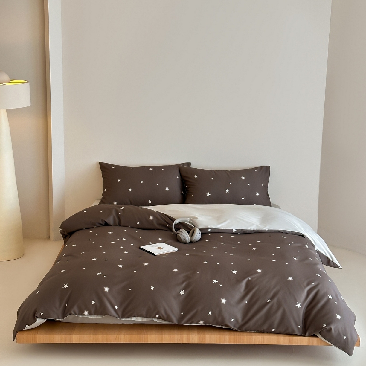 91家纺网 家纺一手货源 找家纺 桃喜 2026春夏新款ins风60支长绒棉纯棉四件套 （会员-5）严格控价 券后不低于159/179 太妃糖星星