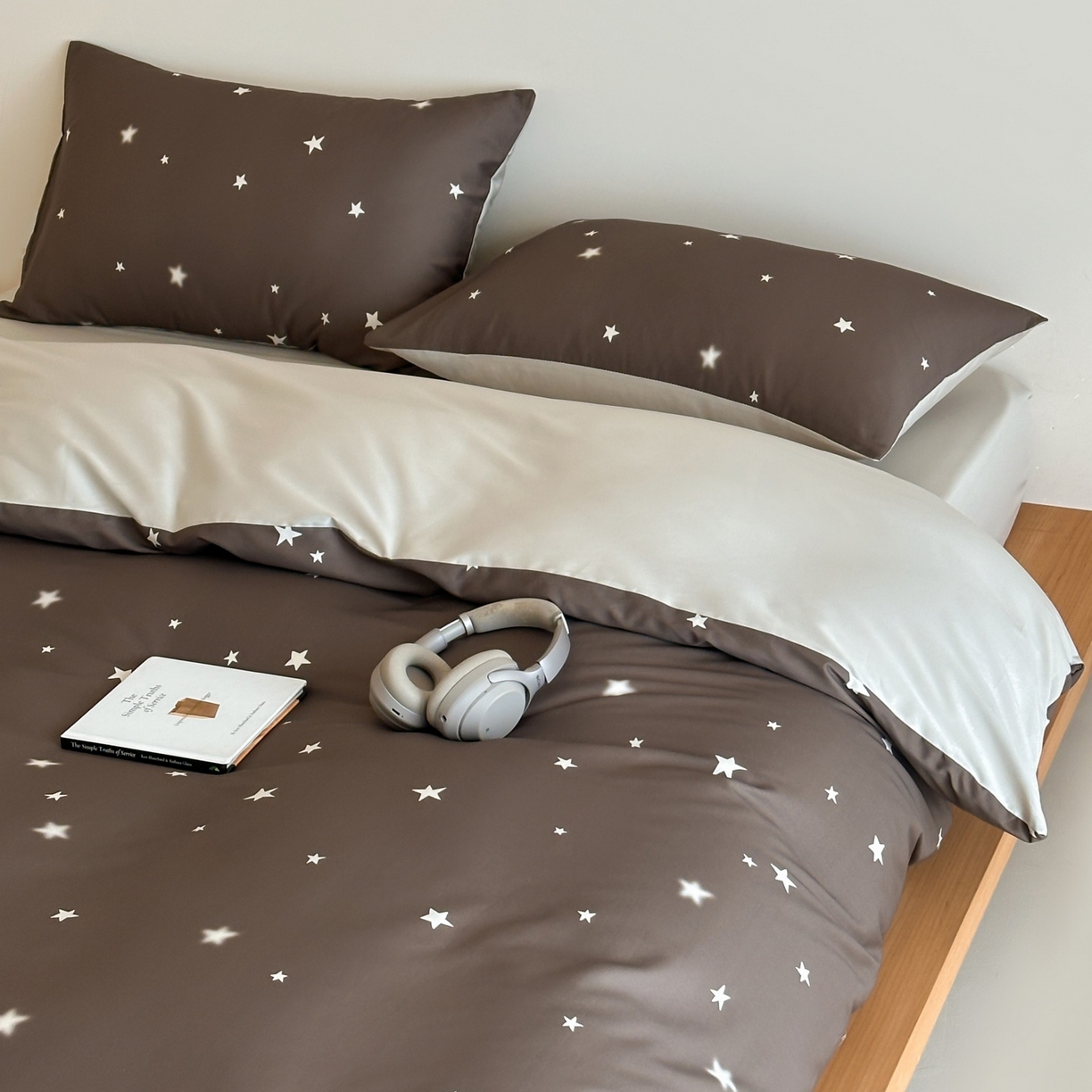 桃喜 2026春夏新款ins风60支长绒棉纯棉四件套 （会员-5）严格控价 券后不低于159/179 太妃糖星星