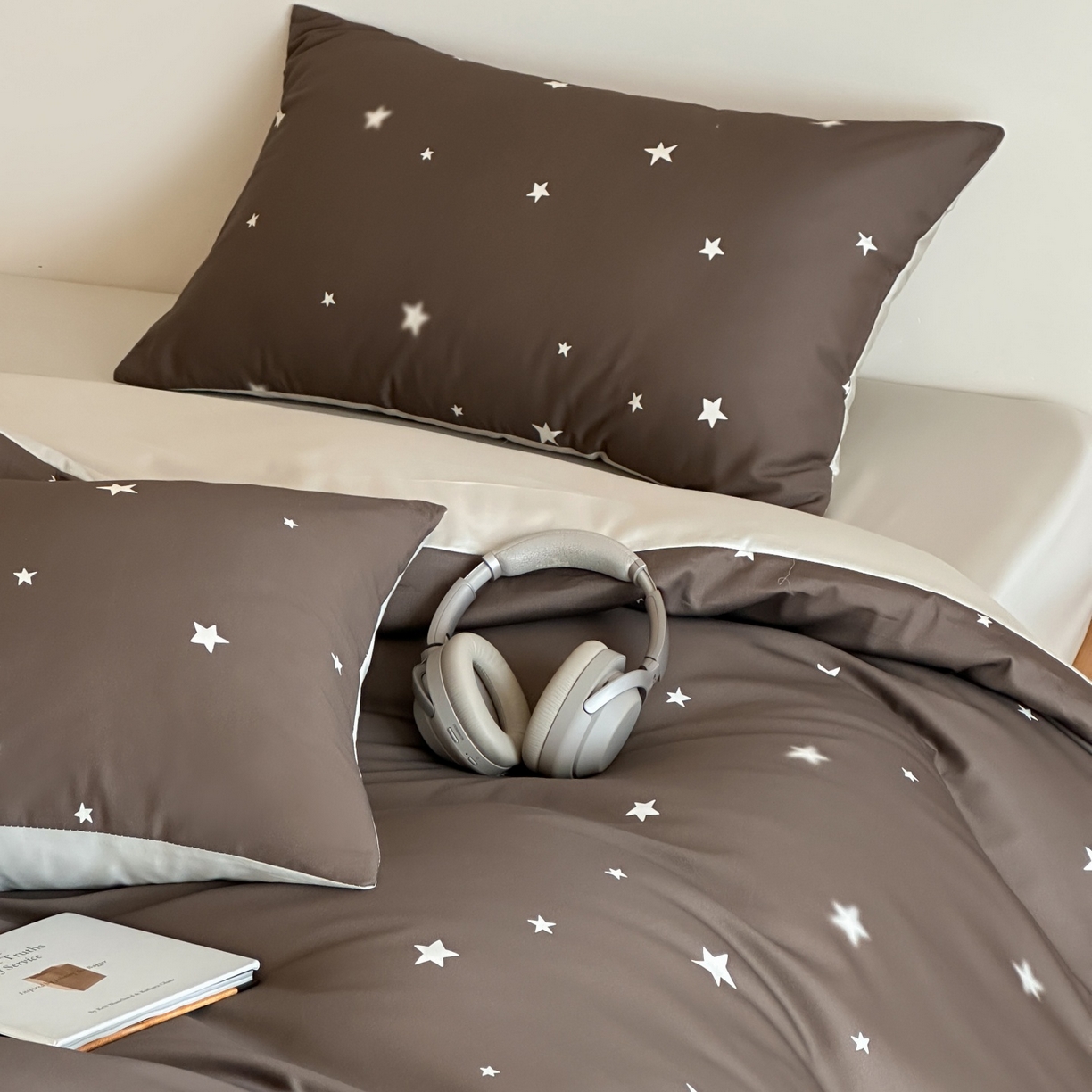 91家纺网 家纺一手货源 找家纺 桃喜 2026春夏新款ins风60支长绒棉纯棉四件套 （会员-5）严格控价 券后不低于159/179 太妃糖星星