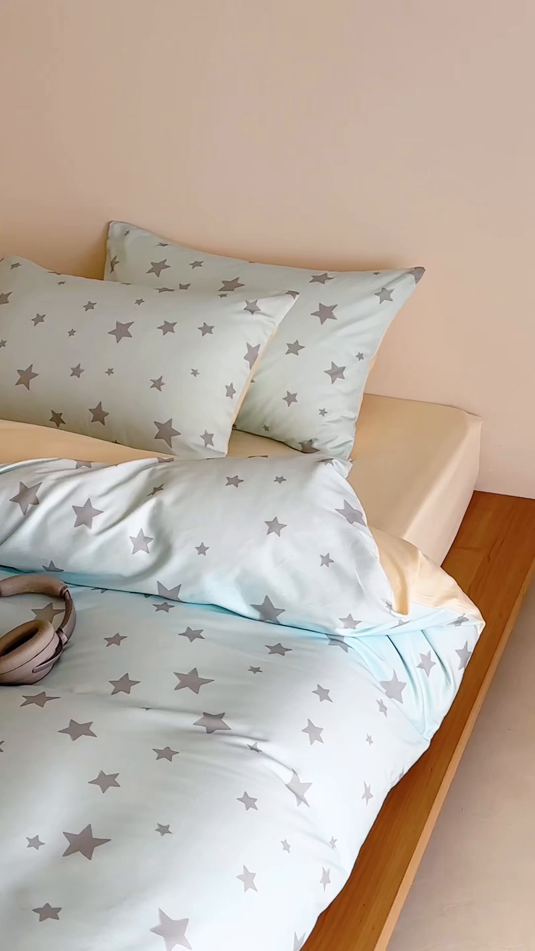 91家纺网 家纺一手货源 找家纺 桃喜 2026春夏新款ins风60支长绒棉纯棉四件套 （会员-5）严格控价 券后不低于159/179 海盐星星