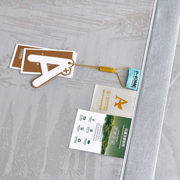 91家纺网 家纺一手货源 找家纺 小牛席业 2026新款【实拍风格】双PE高凉感-托斯卡纳凉感大提花冰丝席席子凉席 香槟